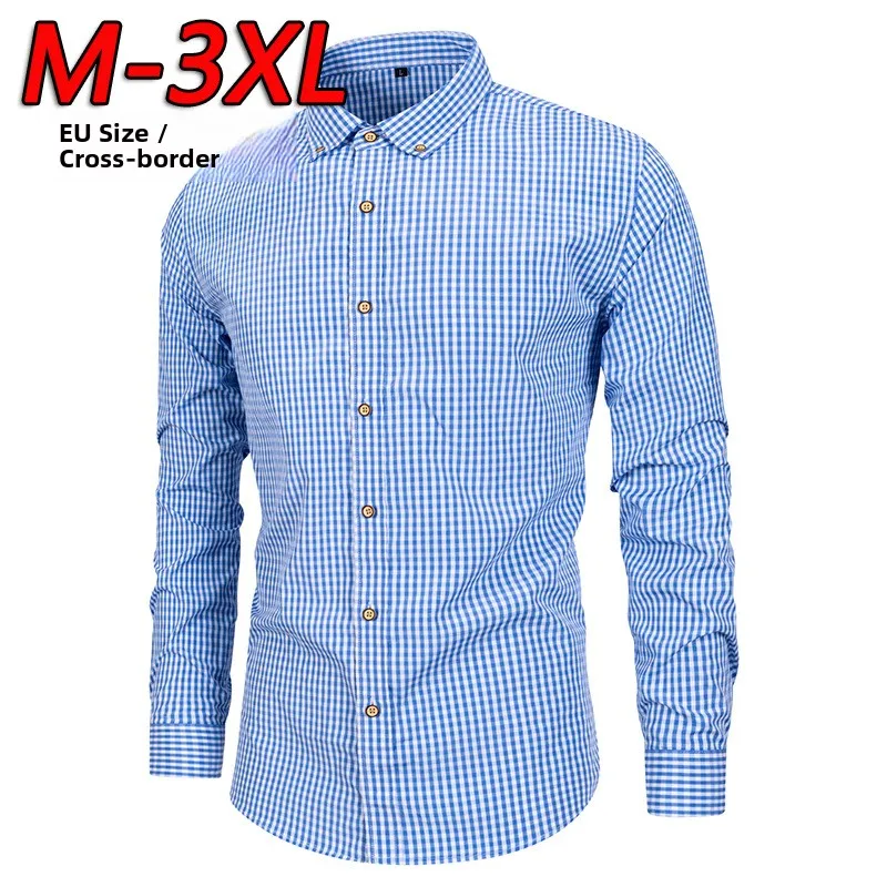 

American Sle Long Sve irt Cheered Striped Slim Fit Casual Faion Cross-Border Spring Autumn Heavyweight Retro
