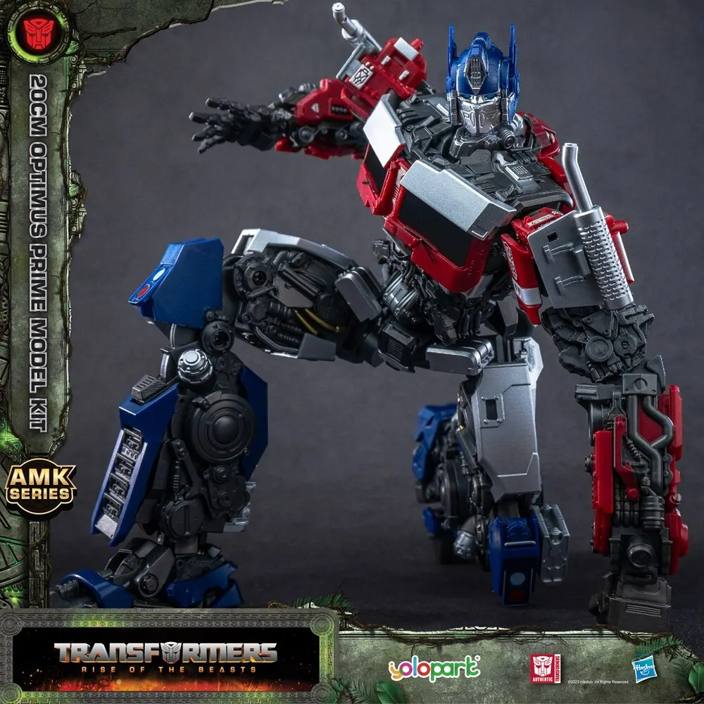 Yolopark Transformers Optimus Prime 20cm Genuine Transformers Toys Model Figures Studio Series Rise Of The Beasts For Boys Girls