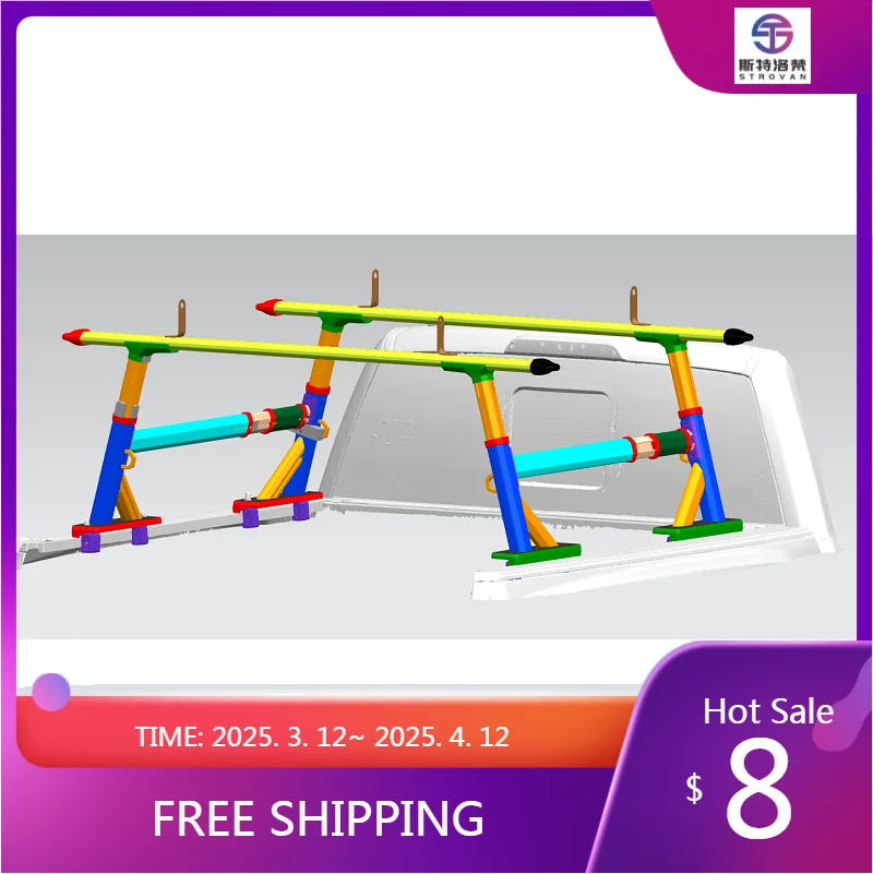 

Deren High QualityNew Condition Roof Rack Crossbar for Jeeps Wrangler Custom Luggage Rack for Off-Road Adventures