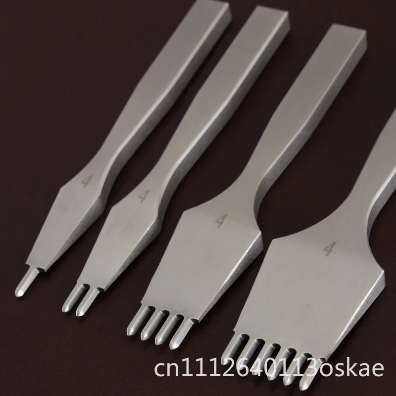 Finely polished white steel rhombus, handmade DIY leather making tool, fine brushed 10071