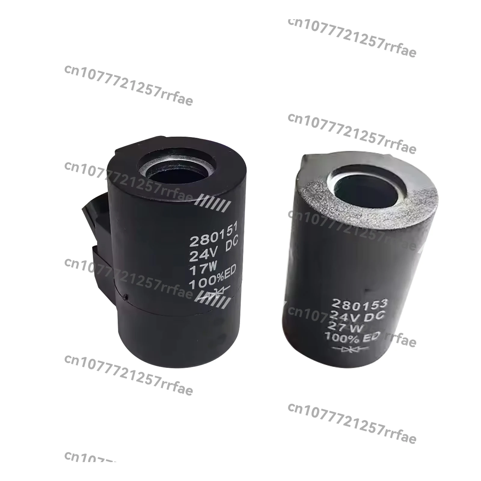 280151 280153 Excavator Electric Parts Solenoid Valve Coil 24V 17W 27W Excavator Parts Interior Parts