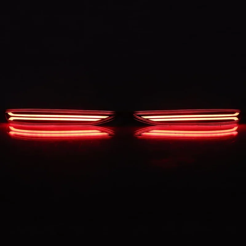 

AU05-Светодиодные отражатели заднего бампера для Chevy Equinox 2017-2022, стоп-сигнал, задний фонарь, последовательный указатель поворота