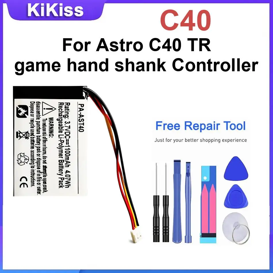 Battery C40 For Astro C40 TR game hand shank Controller Li-ion Polymer Batteries