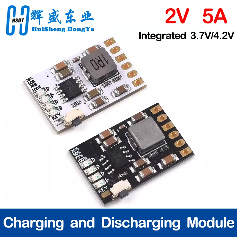 2A 5V ładowanie rozładowania zintegrowana bateria litowa 3.7V 4.2V Boost mobilna ochrona zasilania Diy elektroniczny moduł płytki PCB