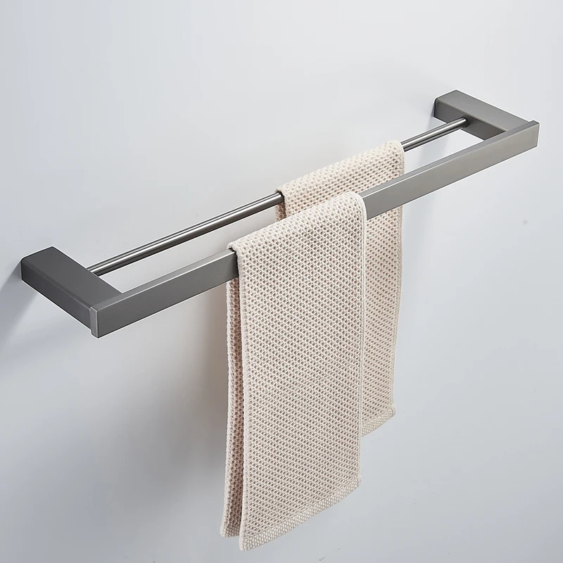 

304SUS Towel Rack Wall-Mounted Bathroom Item Shelf Suitable for Shower Rooms Bathroom Accessories