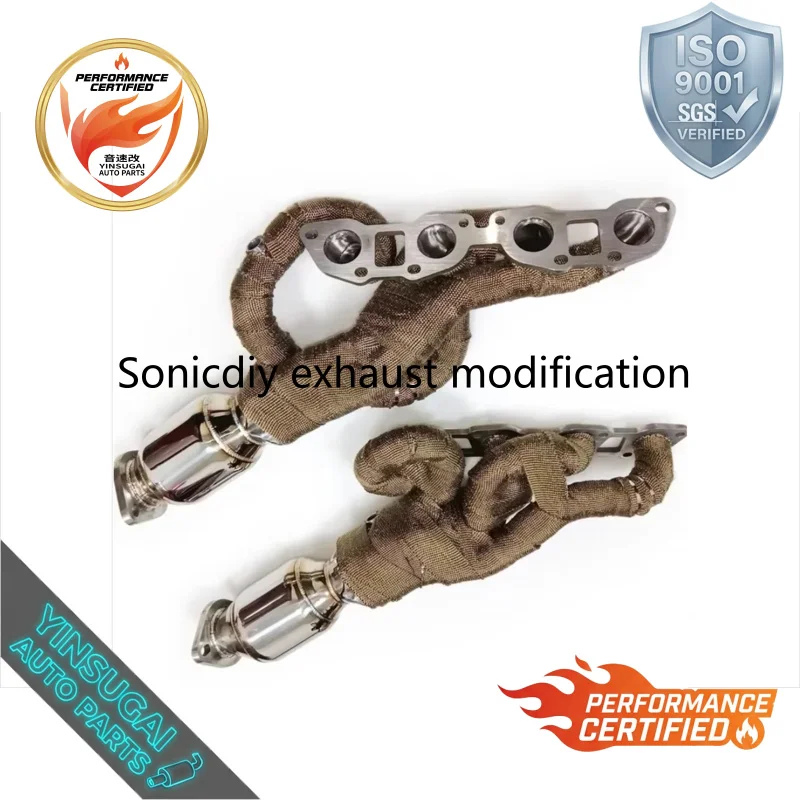 Cuski High Flow Heat Insulated Manifold For Lexus RCF 5.0 V8 2014-2019 Power Upgrade Exhaust Header