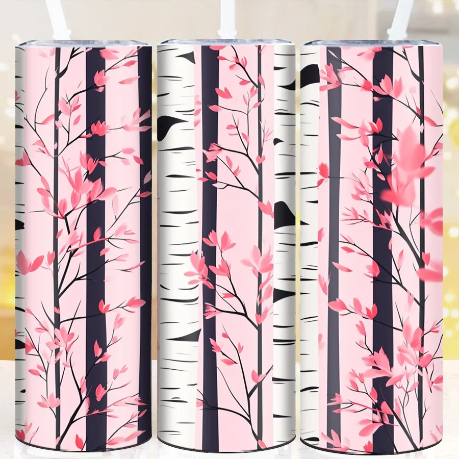 20oz 1Pc Festive Straight Tumblers Straw Lid 3D Print Summer Beach Shells Starfish Outdoor Party Gift Mugs Funny Travel Mugs