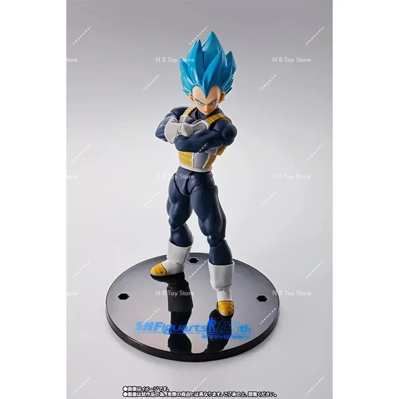 الشكل الأصلي بانداي دراغون بول زد S.H.Figuarts سوبر سايان الله فيغيتا شعر أحمر أزرق SHF فيغيتا إصدار الذكرى الخامسة عشرة #1