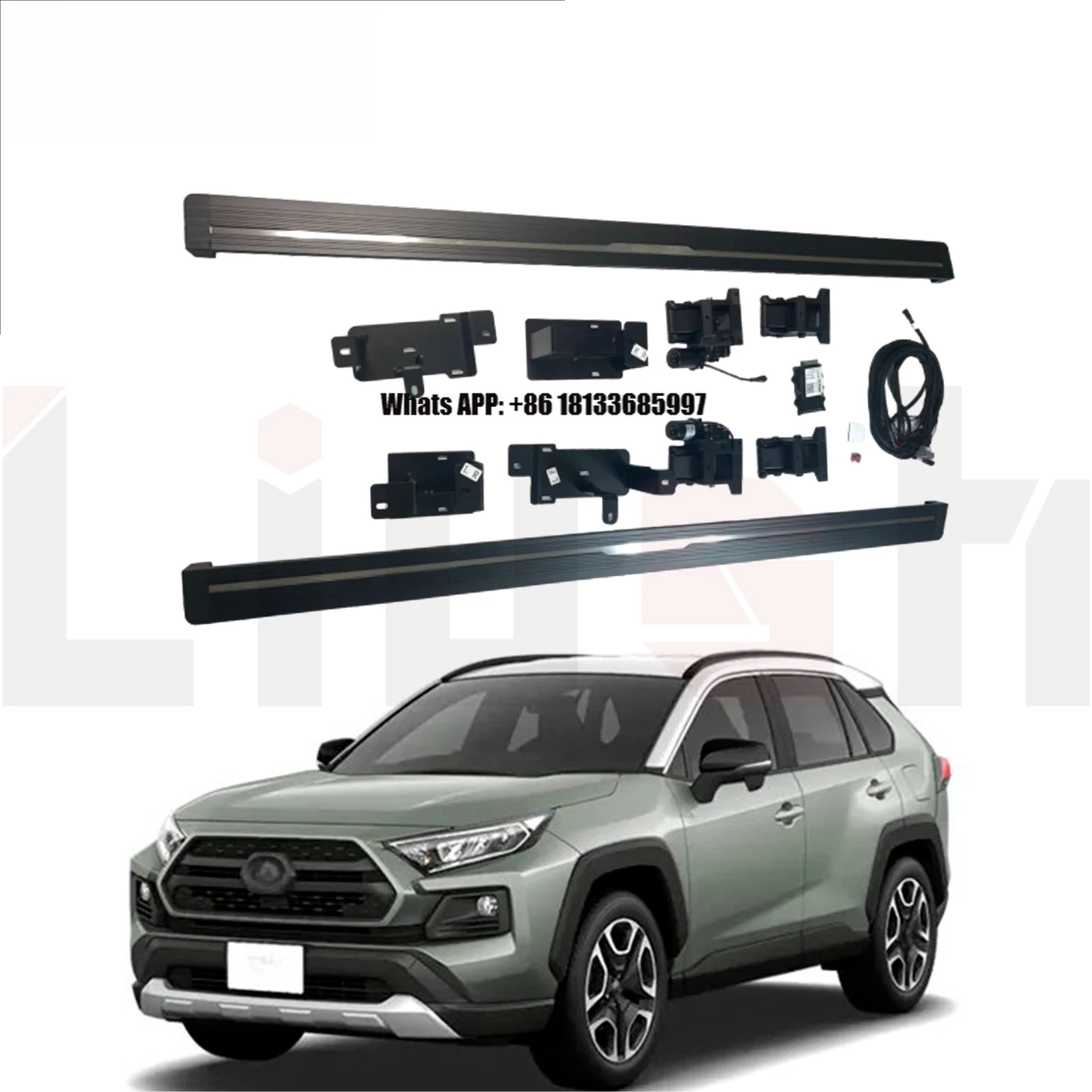 

Plug-Play Harness Running Board for Suzuki Across SUV Electric Side Pedal Foot Step Kit for Toyota Rav4 XA50 2025