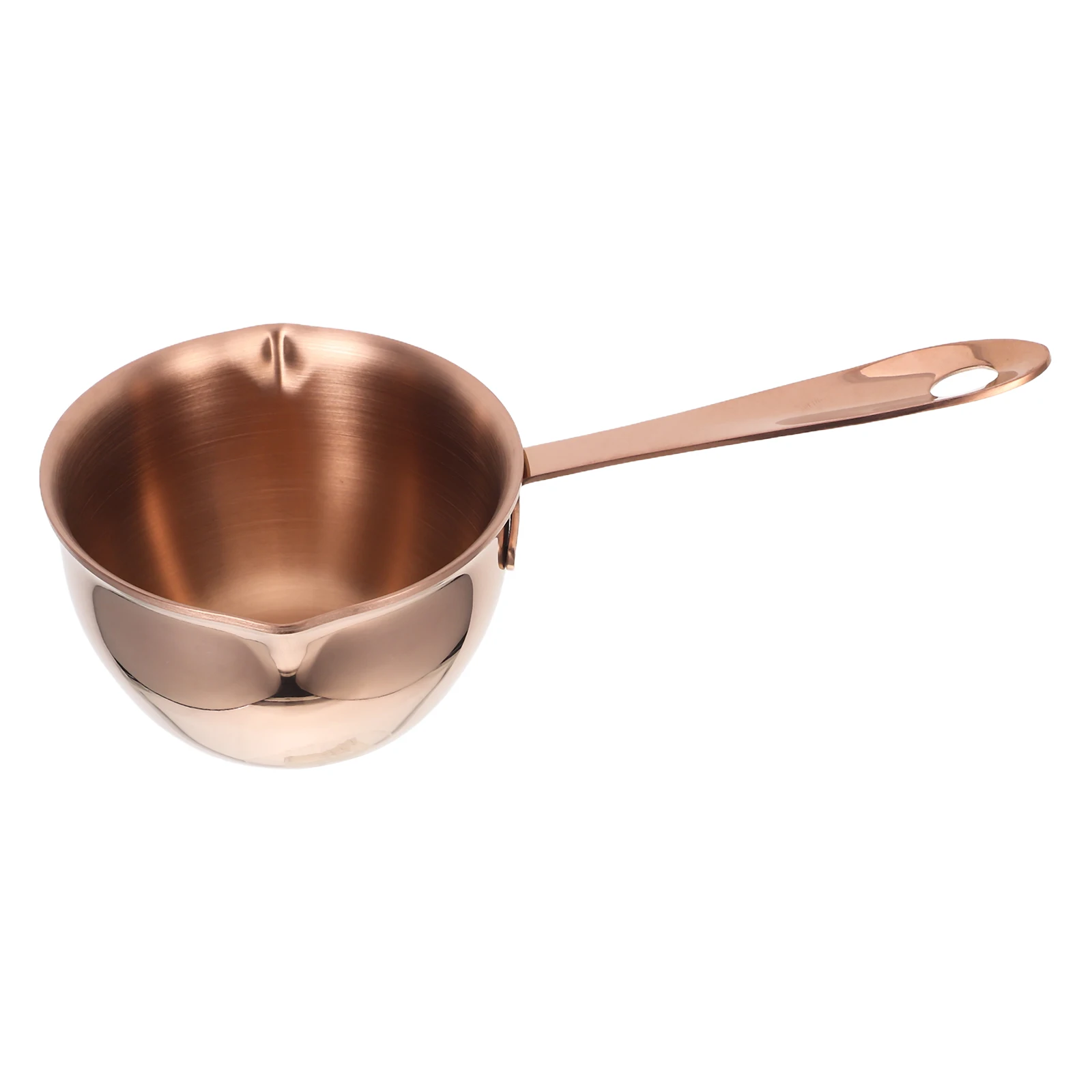 

Mini Pot Chocolate Sauce Small Mini Size Stove Cookware Simmer Cookware Spout Boil Even Heating Portable