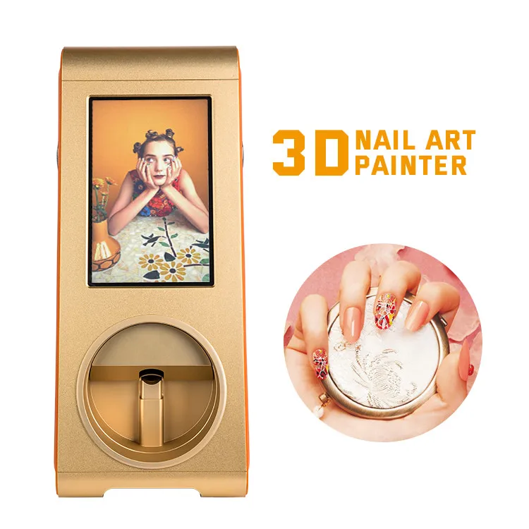 

3D Smart Nail Printer DIY Finger Nail Machine Painter Mini Nail Printing Machine