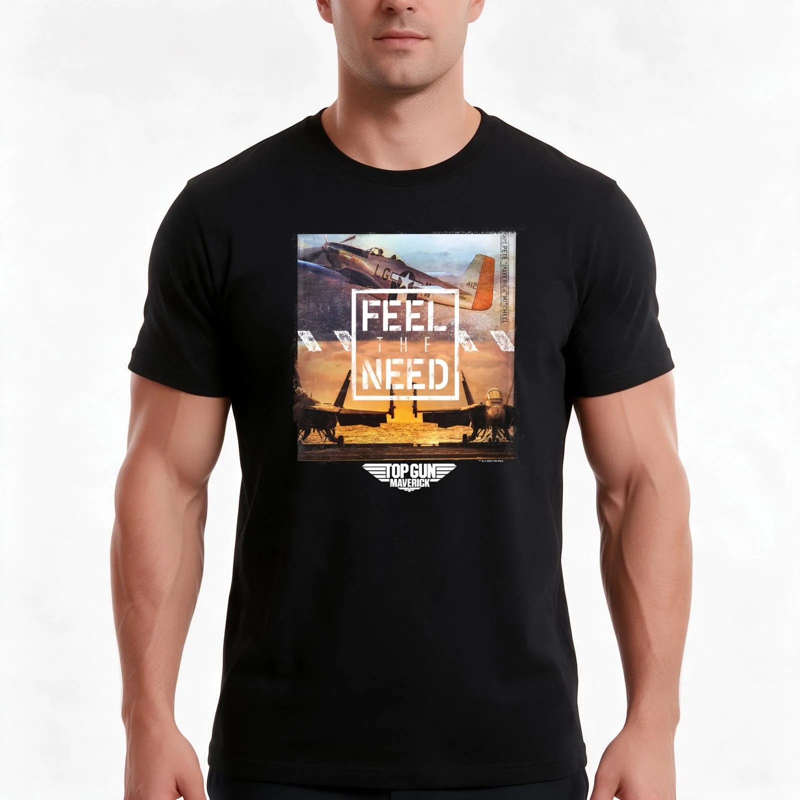 Top Gun: Maverick Feel The Need New VS Old Airplanes T-Shirt Summer Casual Cotton Tee Oversized Streetwear Tops 100% Cotton