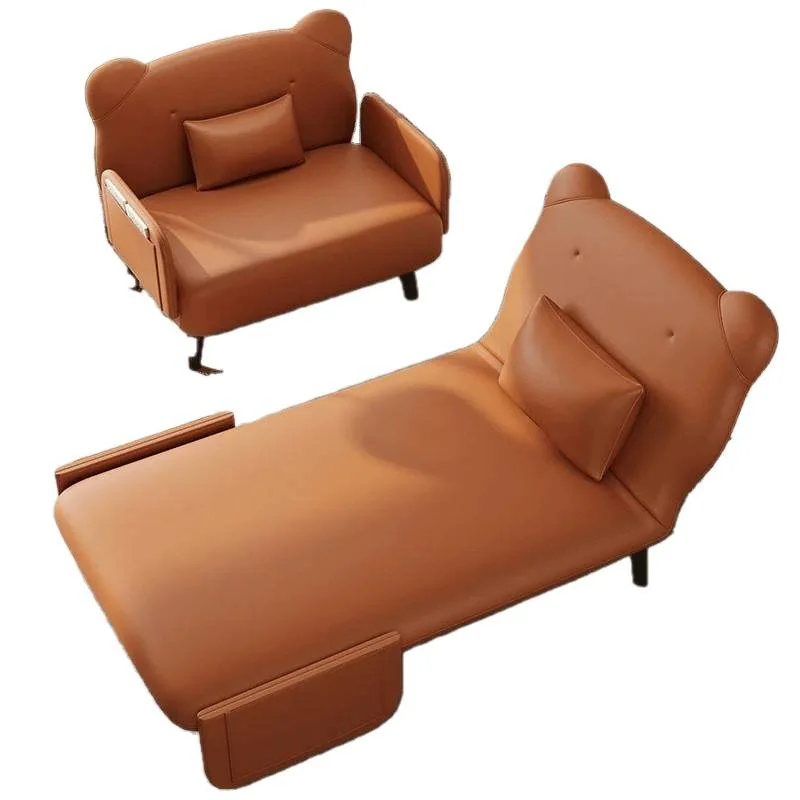 Foldable integrated dual-purpose 2025 new small apartment broaching bed living room multi-functional temporary bed single bed