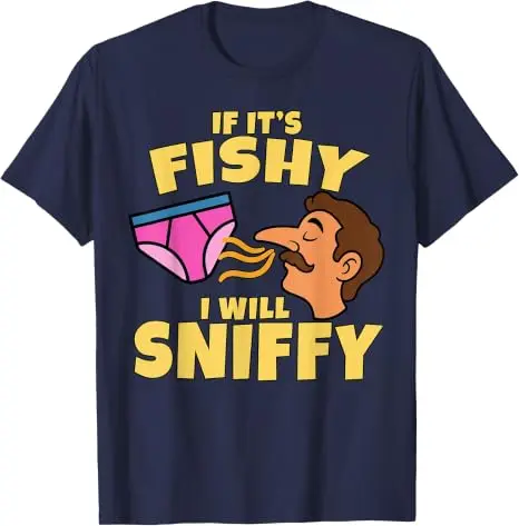 Wenn es von Fisch gerucht hat, werde ich schnüffeln – Lustiges, peinliches T-Shirt, Y2K, schmutziger Witz, Gag-Geschenk, Unhinged-Shirt, Humor, Junggesellinnenabschied, Party-T-Shirt, Oberteile – Detail 13