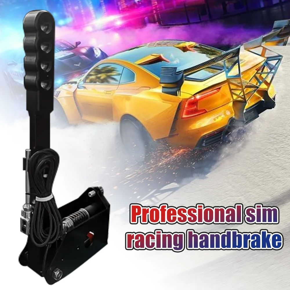 USB Handbrake Simulator For Simracing Game Dual Mode Linear Handbrake for PC/PS4/PS5