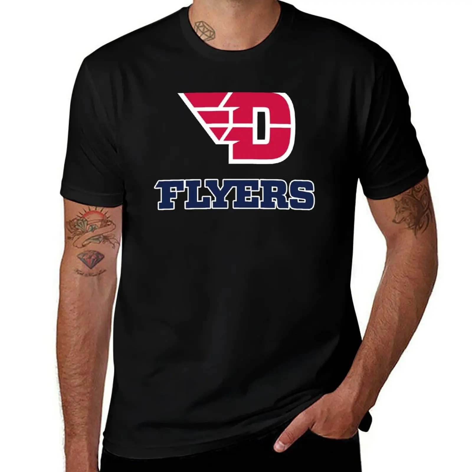 

dayton flyers T-Shirt t shirts with prints t shirts for man pack cotton T-Shirt