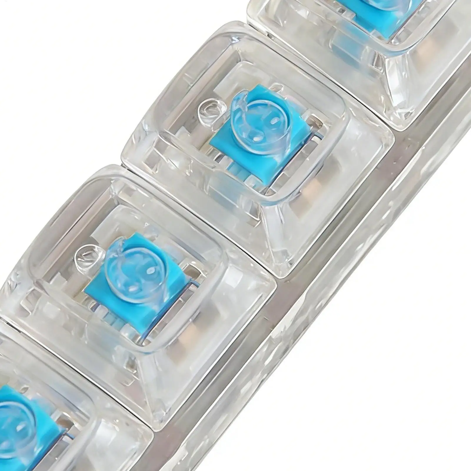 Fidget clicker teclado mecânico com luz chaveiro botão fidget chaveiro pingentes para viagens mesa de escritório escola carro