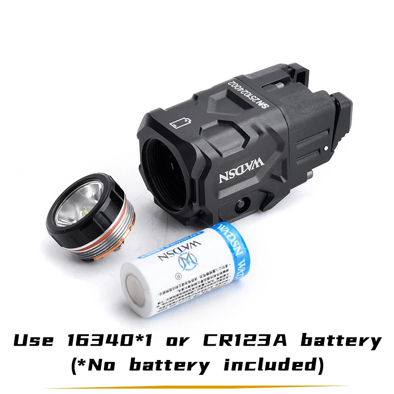 Latarka taktyczna WADSN Metal PX1, mocowana na szynę Picatinny 20mm, do Glock 17 G18 G19, lampa Scout, akcesoria do Airsoftu TTI