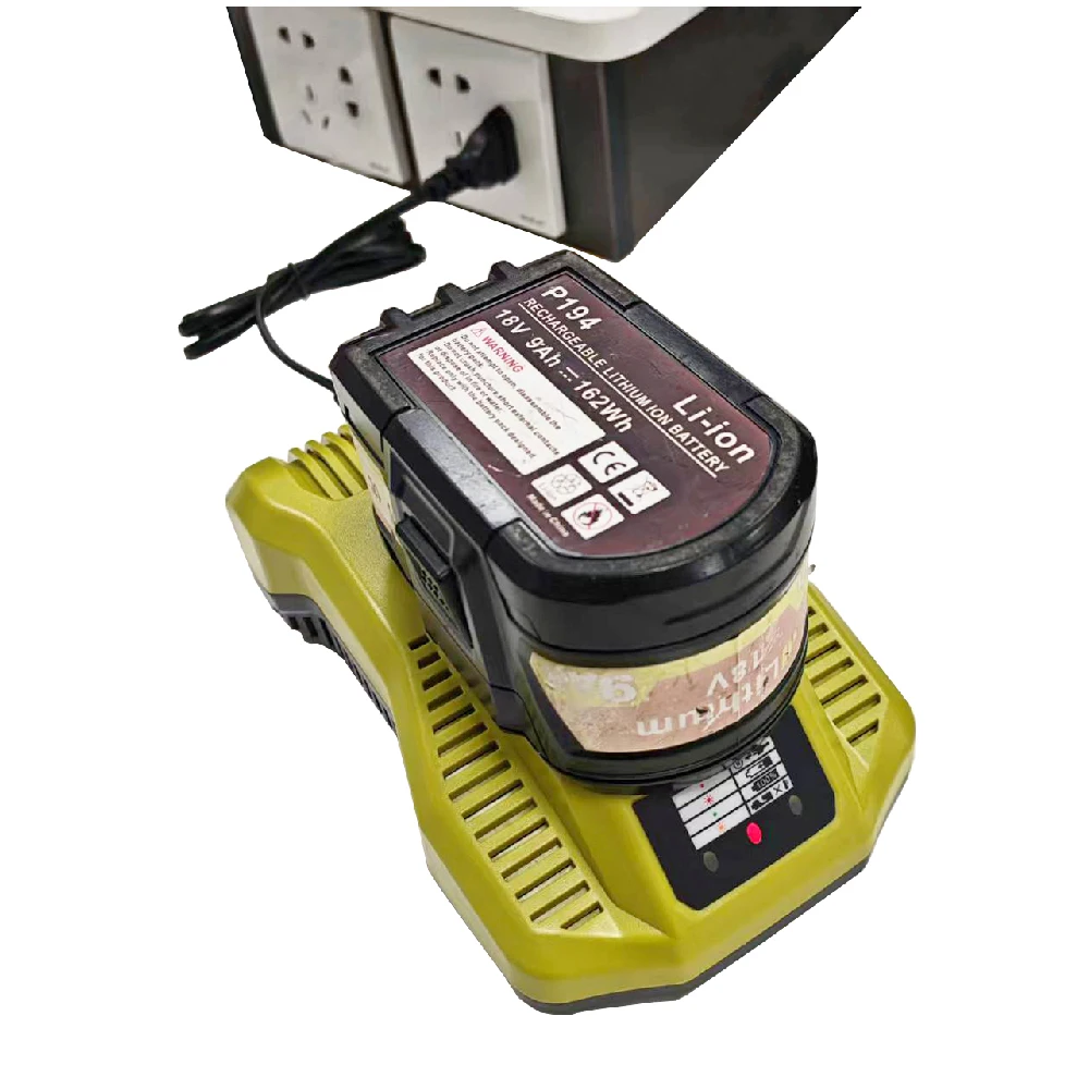 P117 Charger For Ryobi 12V 14.4V 18V Li-ion Ni-CD Ni-Mh Battery P100 P102 P103 P105 P107 P108 1400670 P118 Lithium ONE+ Serise