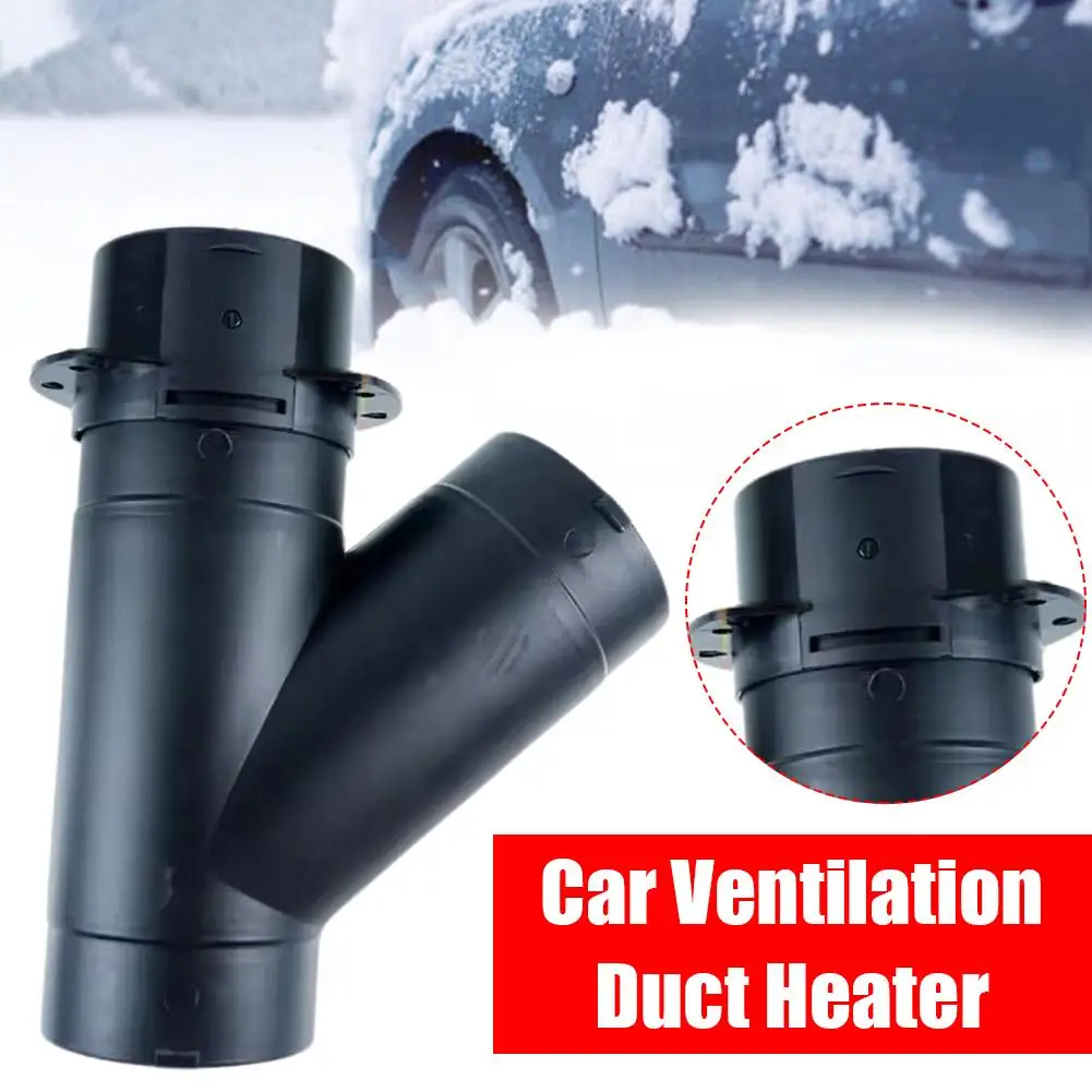 60mm 75mm Valve Flap Adjustable Air Diesel Heater Vent Ducting Branch Splitter Exhaust Pipe Outlet Joiner Connector For Car A2Y1