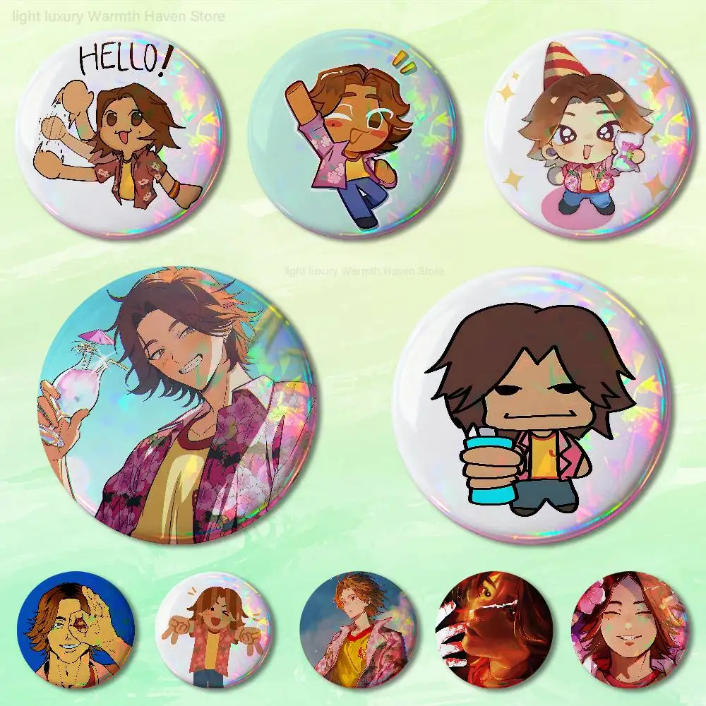 

M-Mouthwashing Daisuke 32mm 58mm 75mm 44mm 25mm Anime Badges Brooches DIY Pins Decorations Birthday Gifts