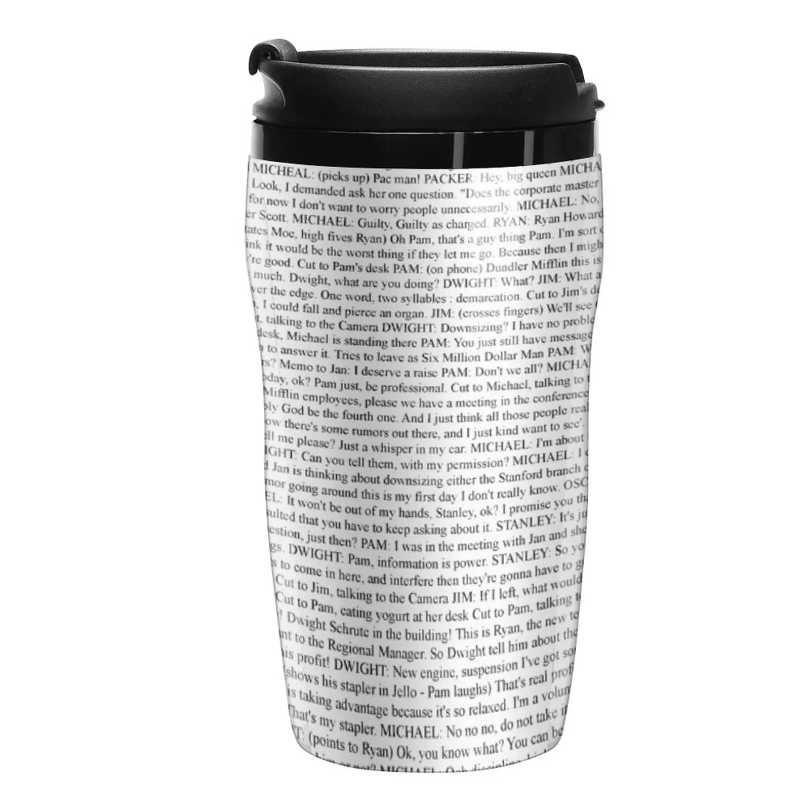 New The Office pilot episode script (us) Travel Coffee Mug Thermo Coffee Mug Cup For Coffee