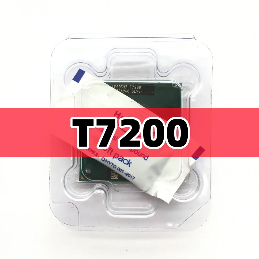 معالج الكمبيوتر المحمول T7200 CPU ، PGA ، CPU ، مقبس M ، كفاءة العمل