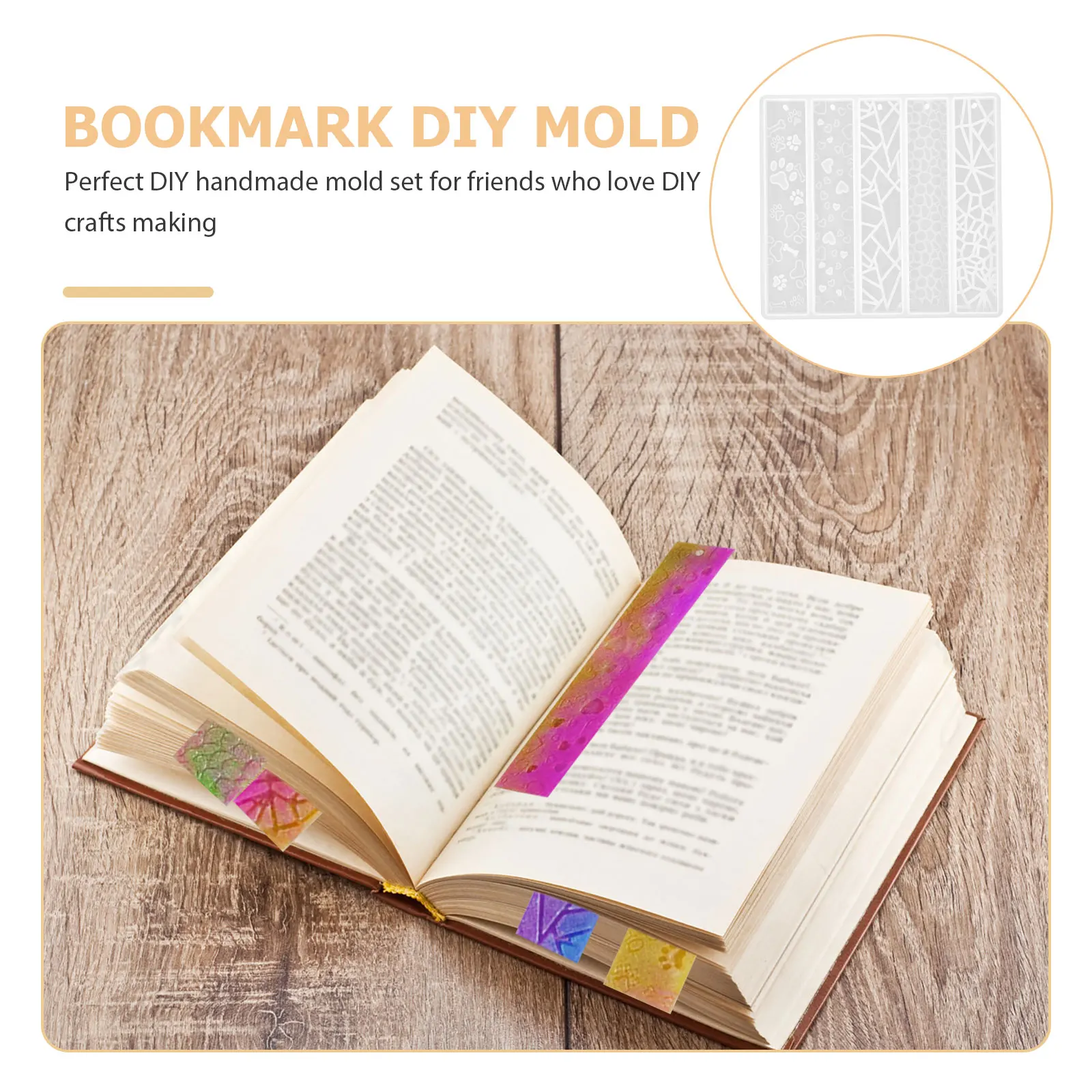 

Cat Paw Bookmark Molds For Resin Diy Silicone Mold Epoxy Casting Pendant Making School Supplies Handicraft Gift Mould Set