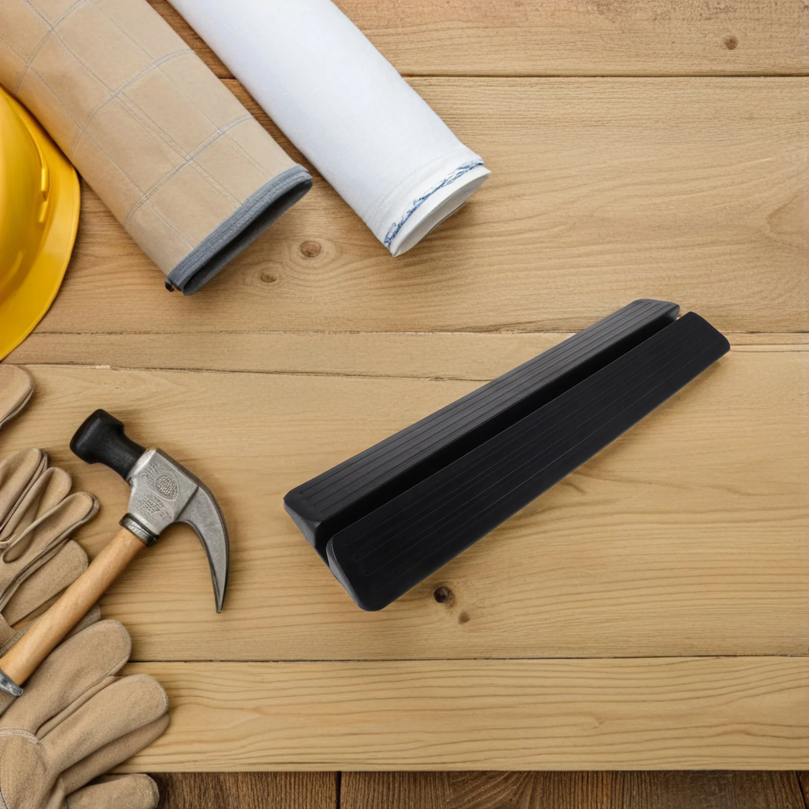 2pcs Baby Gate Ramp Threshold Ramp For Doorway Stair Safety Guardrail Anti-Kick Kickplate Protector Non-Slip Pet Fence Hardware