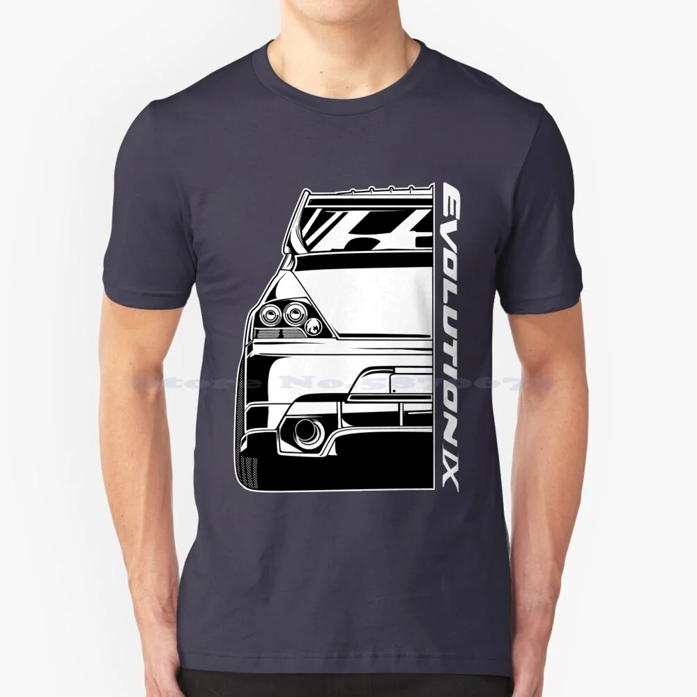 Lancer Evolution Ix T Shirt 100% Cotton Tee Lancer Evolution Ix Lancer Evolution 9 Lancer 9 Lancer Ix Evo 9 Sportcar Turbo