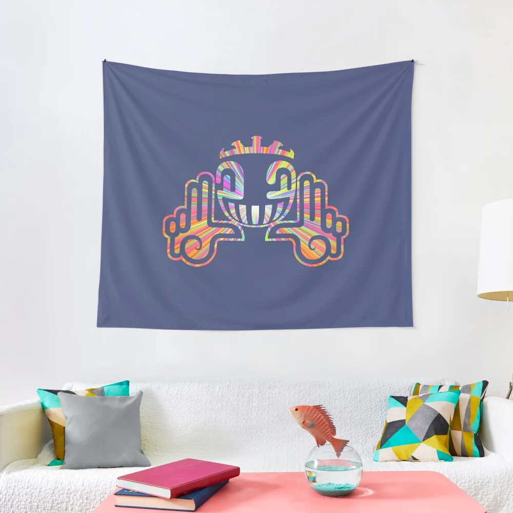 

Psychedelic Hands - Spiral Tribe - Logo Tapestry Home Decorating Bedroom Decoration Room Ornaments Tapestry