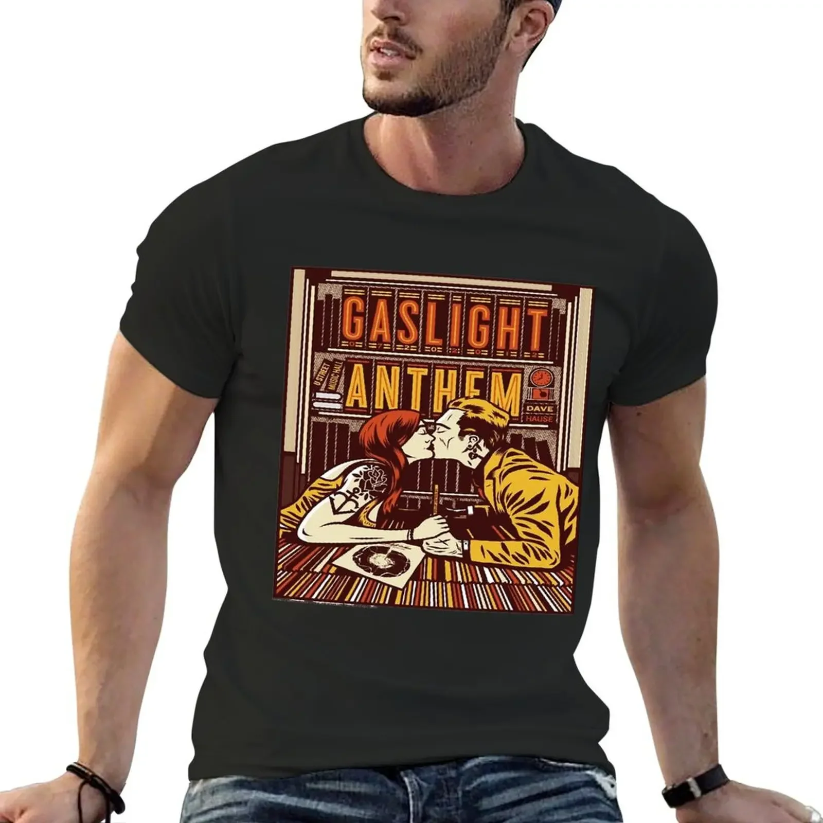 Gaslight Anthem 1(9) T-Shirt korean fashion aesthetic clothes cute clothes Blouse men tshirt