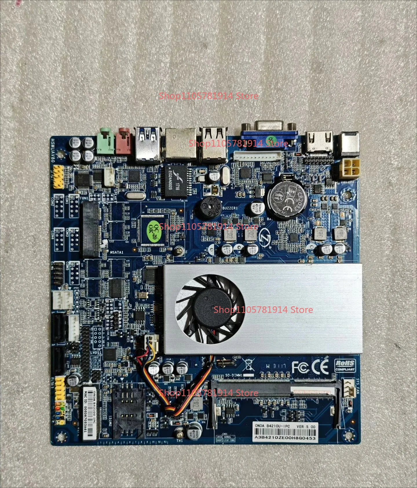 For Onda B4210U All-in-one Main Board, I5-4210U Processor, Support DDR3 Memory