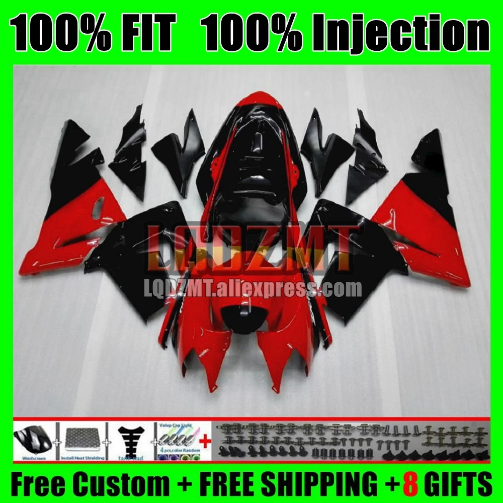 OEM Body For KAWASAKI NINJA ZX 1000 CC ZX-10R 2004 2005 58No.16 ZX Factory Red 10 R ZX1000CC 1000CC ZX 10R ZX10R 04 05 Fairing