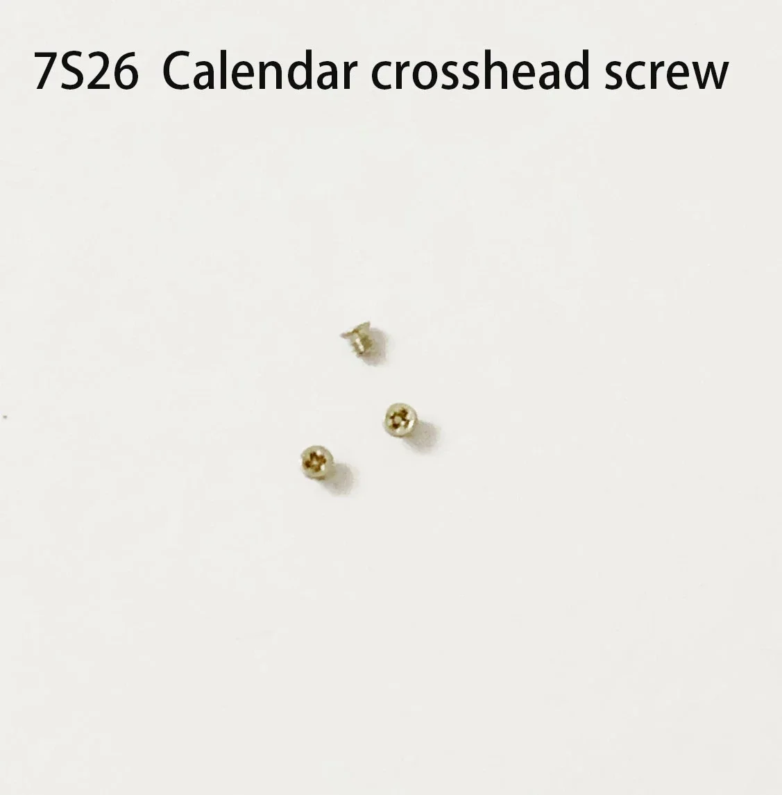 Watch accessories for Japan Seiko 7S26 7S36 movement calendar part crosshead small screwsmovement calendar part crosshead small