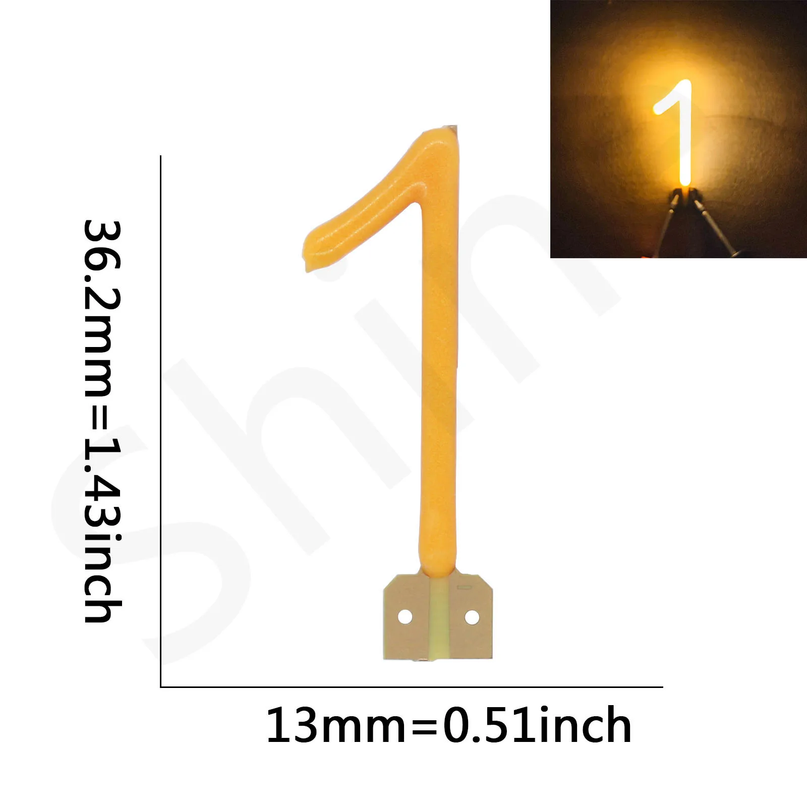 LED COB Edison DC 3V Flexible LED Number Filament Candle Diodes Christmas Holiday Party DecorationLight DIY Bulb Accessories