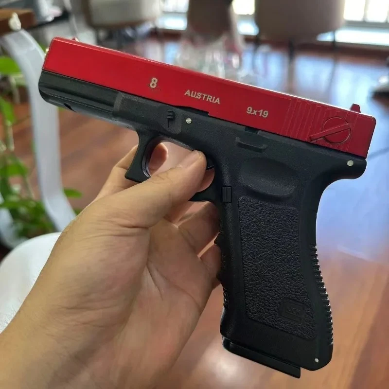 ปืนของเล่นปี 2025 รุ่น Hand G18 แบบดึงกระสุนเปล่า คลัง 3 ห่วง ปืนของเล่นยิงอัตโนมัติ ปลดเร็ว Terra ของขวัญสำหรับเด็กผู้ชาย