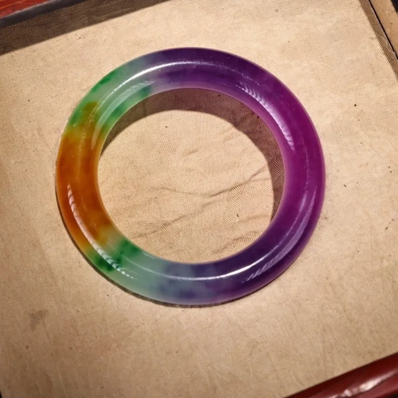 

Браслет из натурального кварцита с круглым стержнем, классический нефритовый браслет в этническом стиле, ювелирные изделия