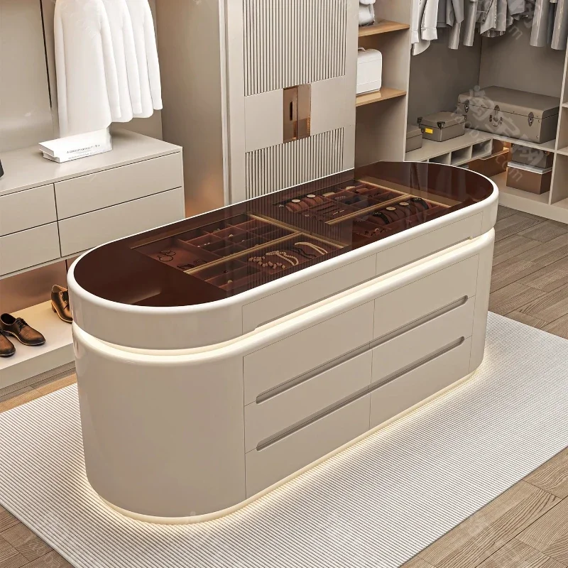 

Шкаф для хранения мебели, домашняя роскошная высококачественная гардеробная, витрина от пола до потолка, шкаф для ювелирных изделий из массива дерева, шкаф Dou