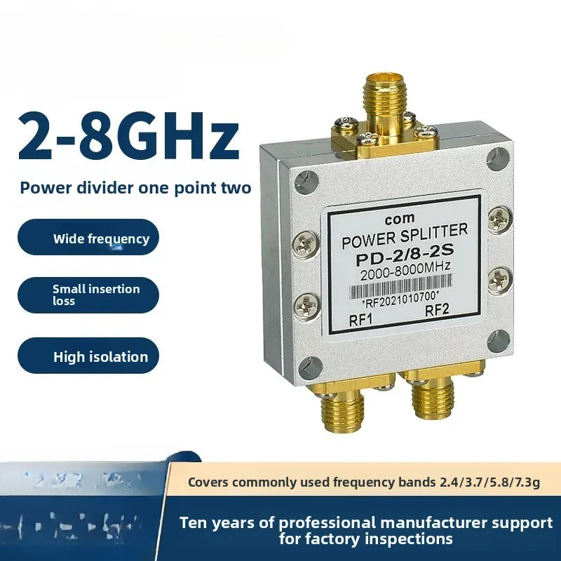 

Power divider, power divider 2-8G RF combiner WiFi 5.8G microstrip power divider