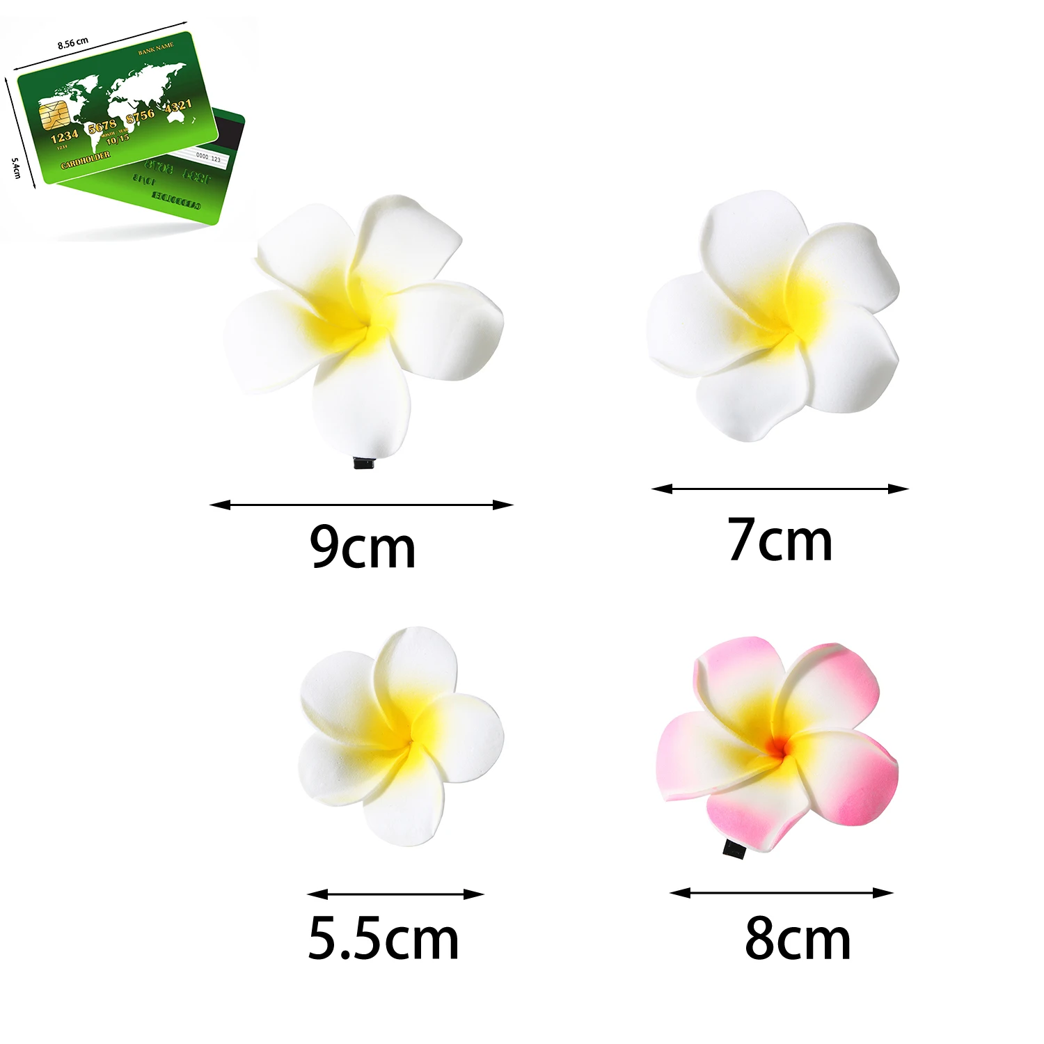 New Fashion Artificial Flower Simulation Egg Flower Seaside Beach Vacation Flowers Hairpin Headdress Sweet Barrette Headwear