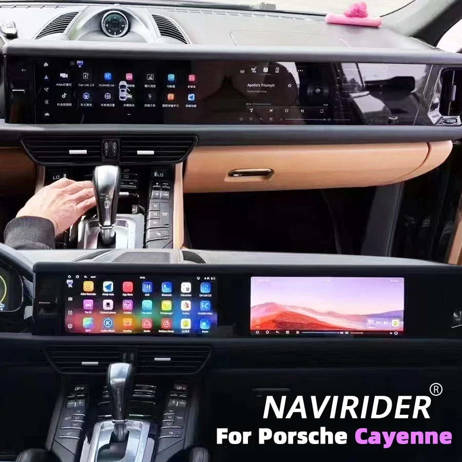 Y Dual Touch Screen Android Car Radio For Porsche Cayenne 2010-2017 Audio Auto Stereo Multimedia Video Player Head Unit Carplay