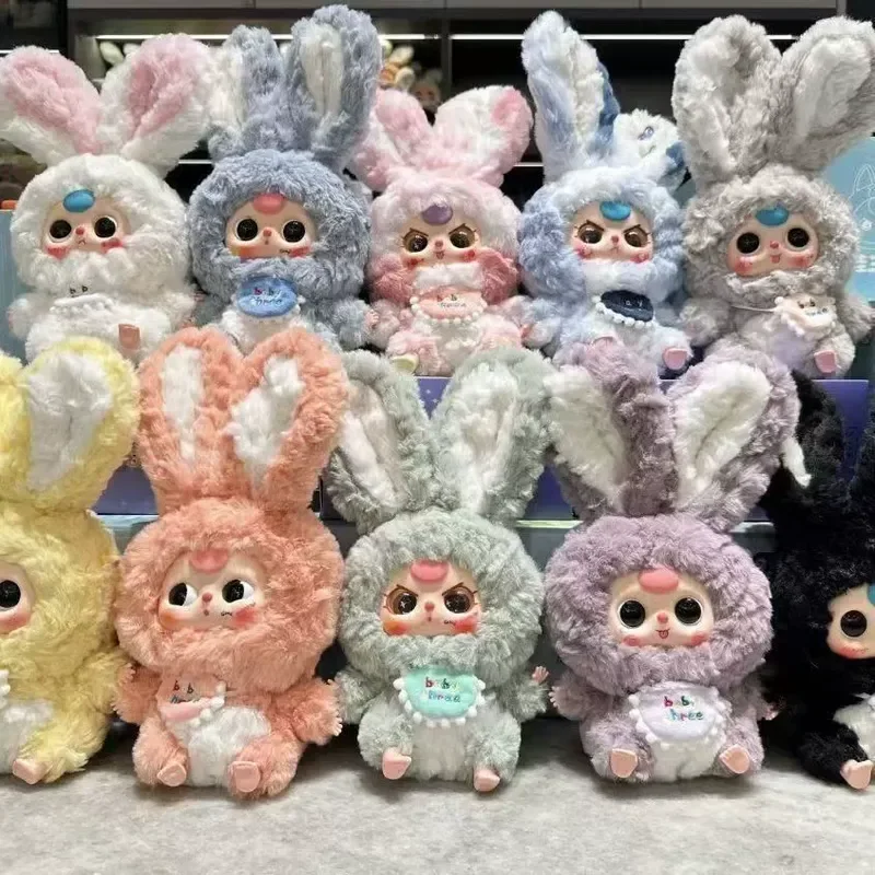 Réplica de lírio cidade série babytrês caixa cega rosto de vinil na moda caixa mistério coleção modelo artesanal boneca brinquedo réplica presente