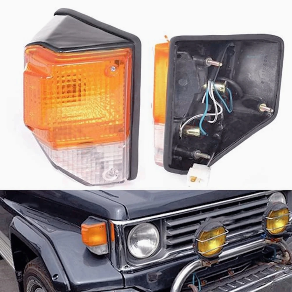 

For Toyota Land Cruiser 70 Series LC75 FJ75 1985 1986 1987 1988 1999 Car Corner Light Front Side Turn Signal Lights