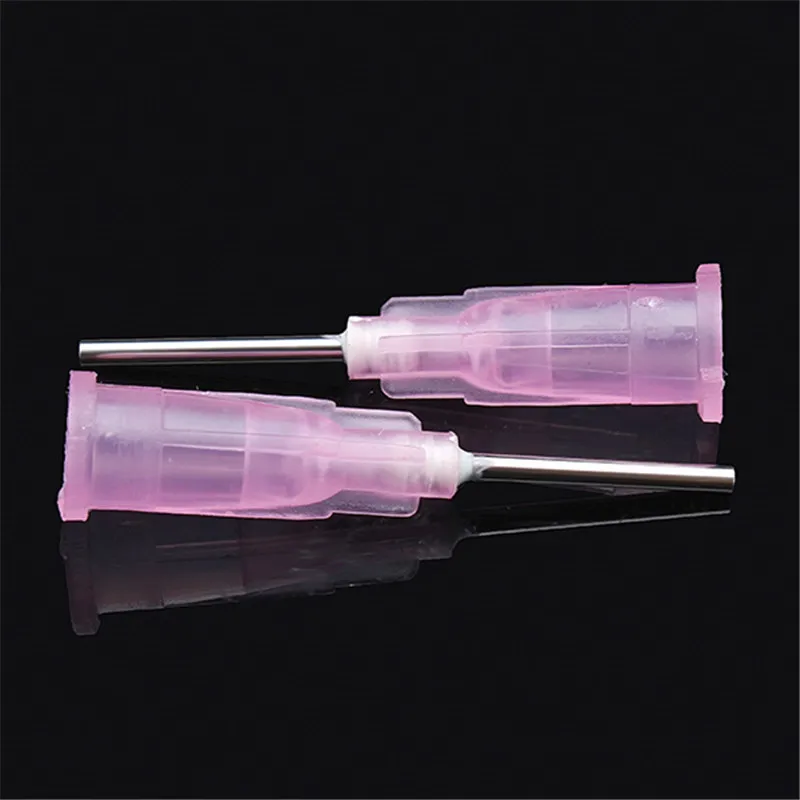 Seringue à Colle Universelle en Acier Inoxydable, Pointe Émoussée pour Collage, Remplissage d'Encre, Flux de Soudage, 0.9mm, 10 Pièces