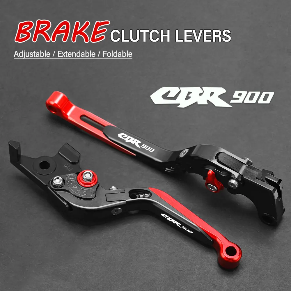 FOR Honda CBR 900 CBR900 1992-1995 1996 1997 Motorcycle Hand Brake Clutch Adjustable Levers Handle Folding Extendable Lever grip