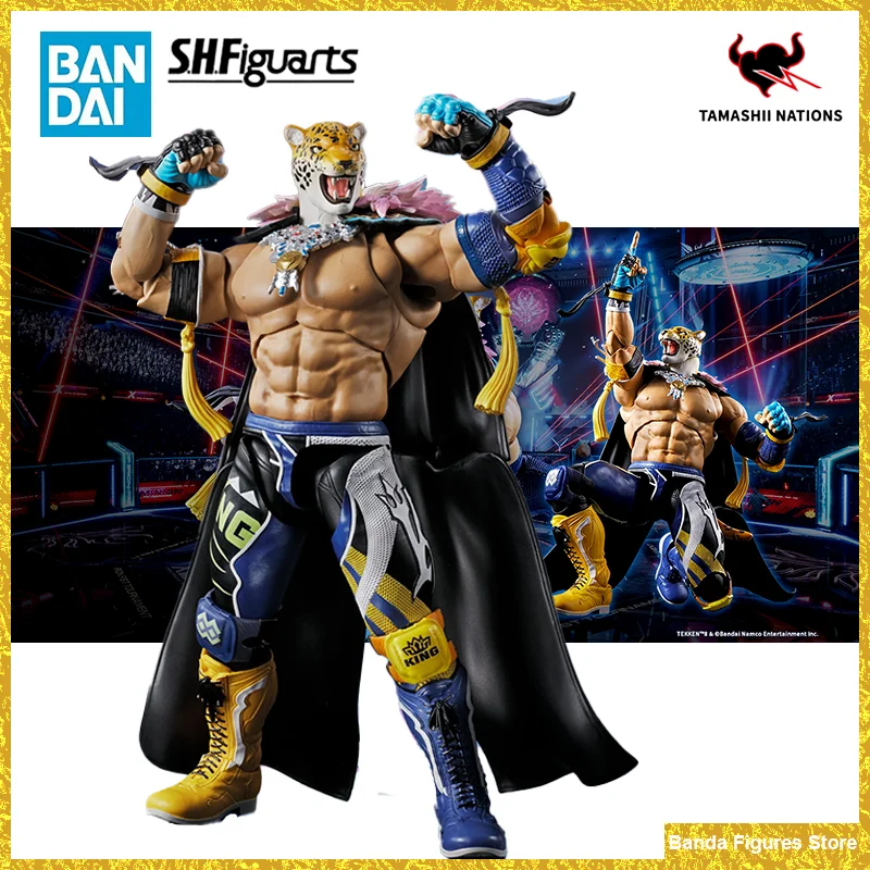 Original Bandai S.H.Figuarts King Tekken 8 SHF In Stock Anime Action Collection Figures Model Toys