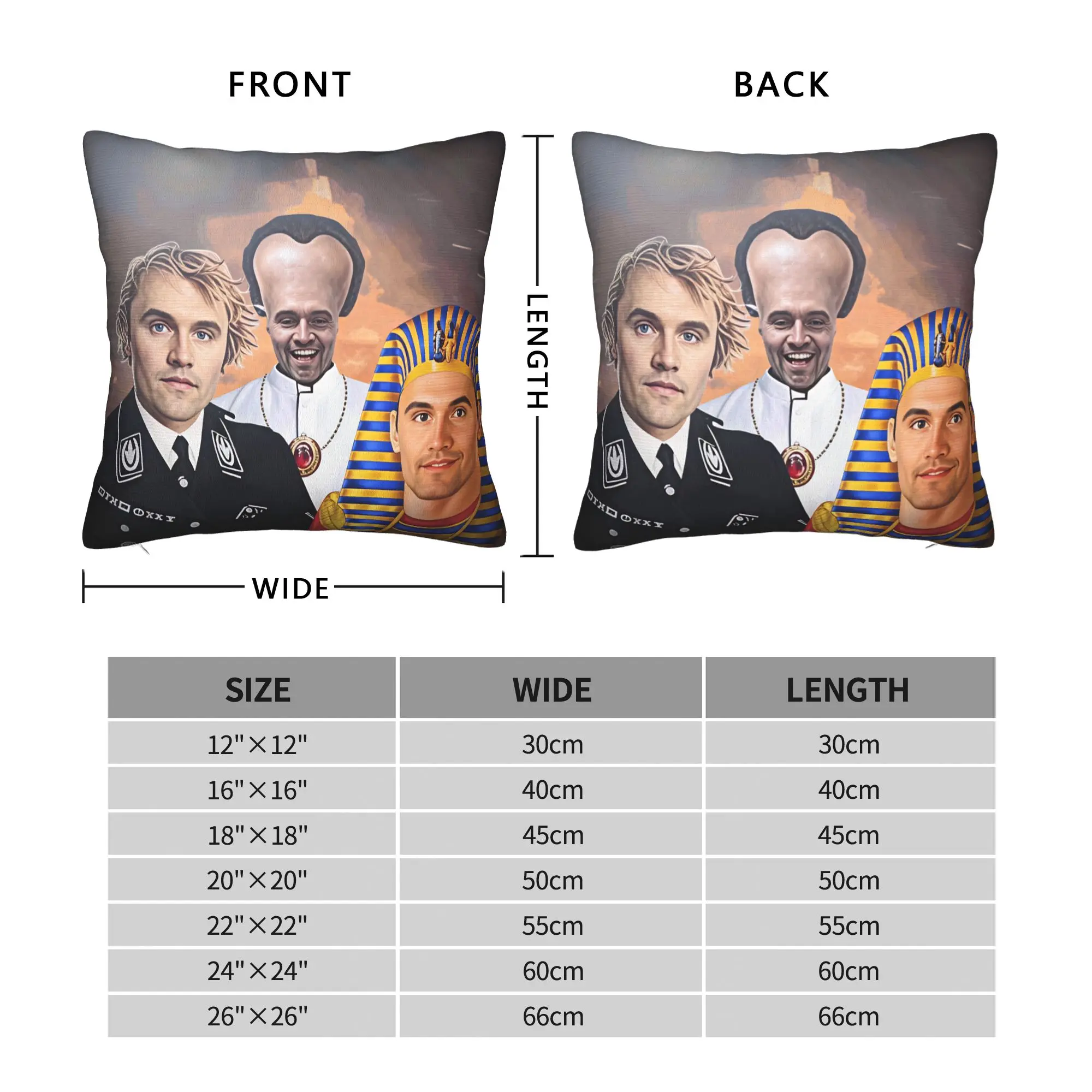 Charlie Kirk Multi Character Collage Pillow Case  Novelty Pillow Cover Soft Pillowcases For Wedding Party Home Decor