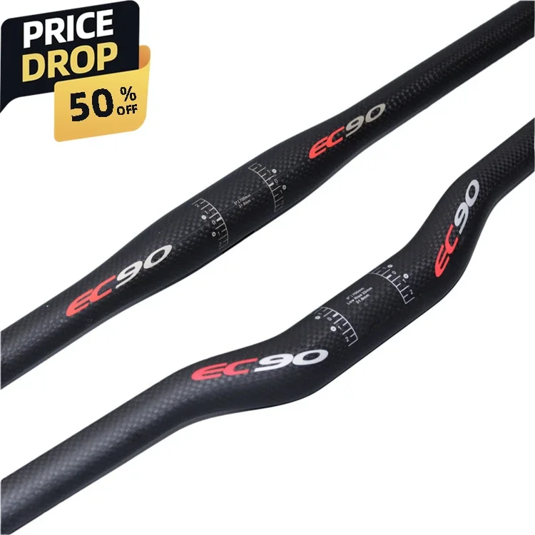 

EC90 full carbon fiber mountain bike straight handle carbon fiber handlebar, swallow handle 25.4 31.8MM Ultralight