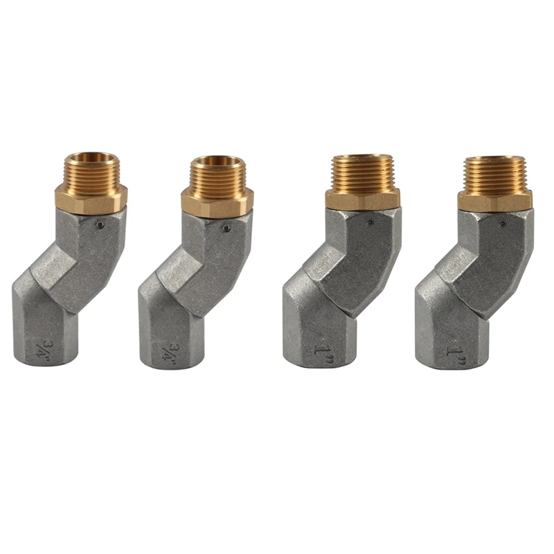 

NPT Fuel Transfer Hose Swivel 360 Rotating Connector For Fuel Nozzle Multi Plane Swivel 2PCS